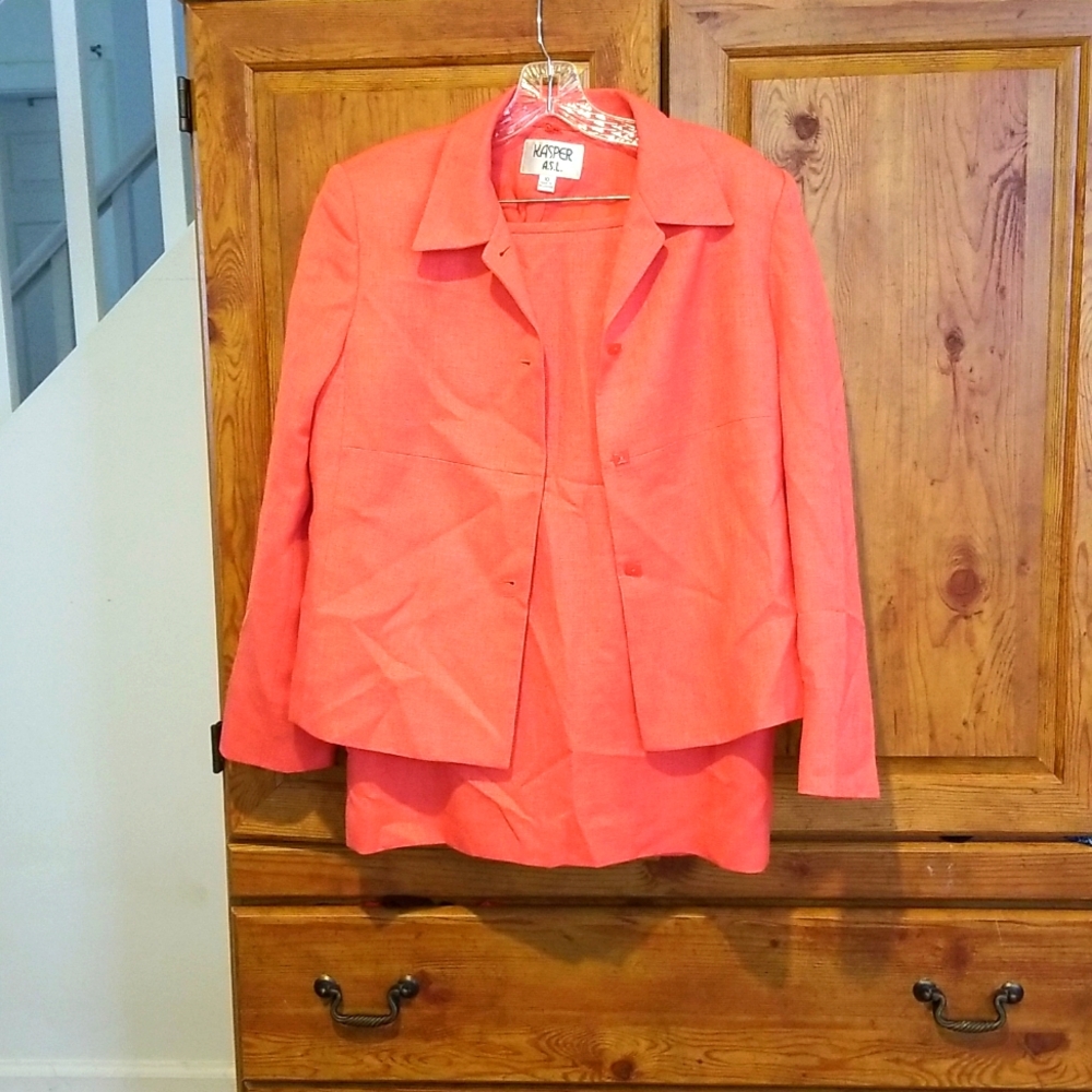 Vintage Kasper A.S.L. Skirt Suit Jacket 10